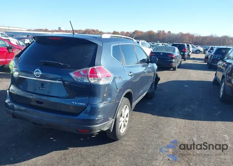 2016 Nissan Rogue Sv из США, поврежденный, VIN 5N1AT2MV0GC836411